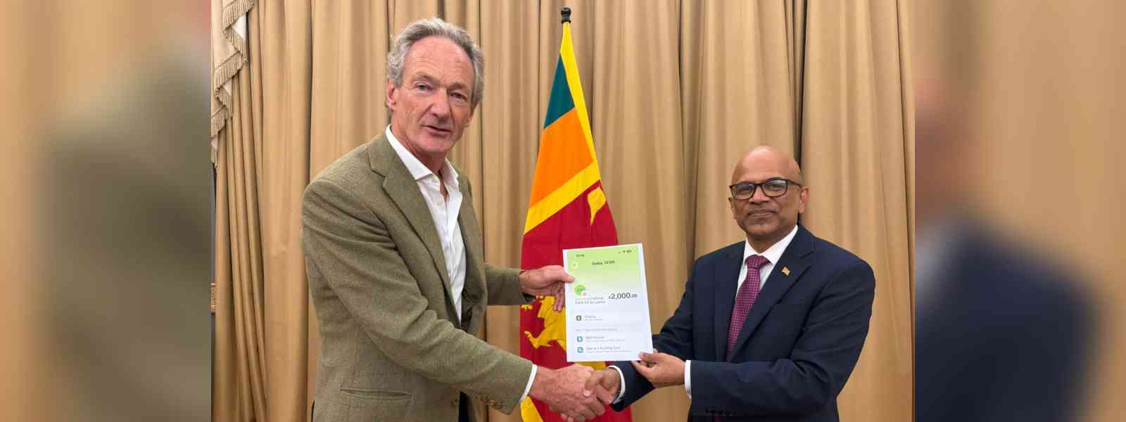 ‘Rebuilding Sri Lanka’ අරමුදලට පවුම් 2,000ක්